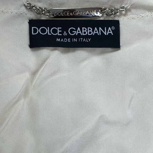 Dolce & Gabbana Silk Printed Rouged Floral Jacket Pink White sz 40 - Picture 6 of 12